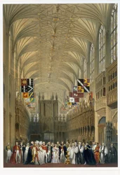 Interno della Cappella di San Giorgio, 1838